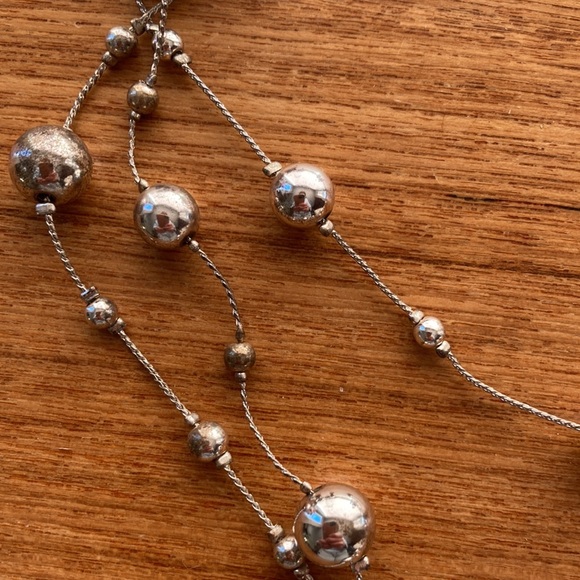 2/$10 Beautiful Silver-toned Necklace - Picture 2 of 2